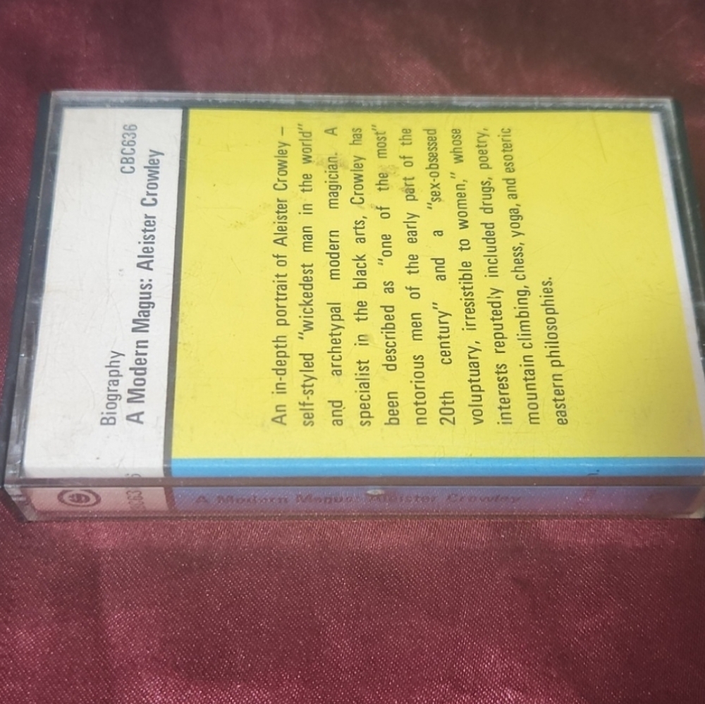 A Modern Magus: Aleister Crowley Biography vintage Cassette